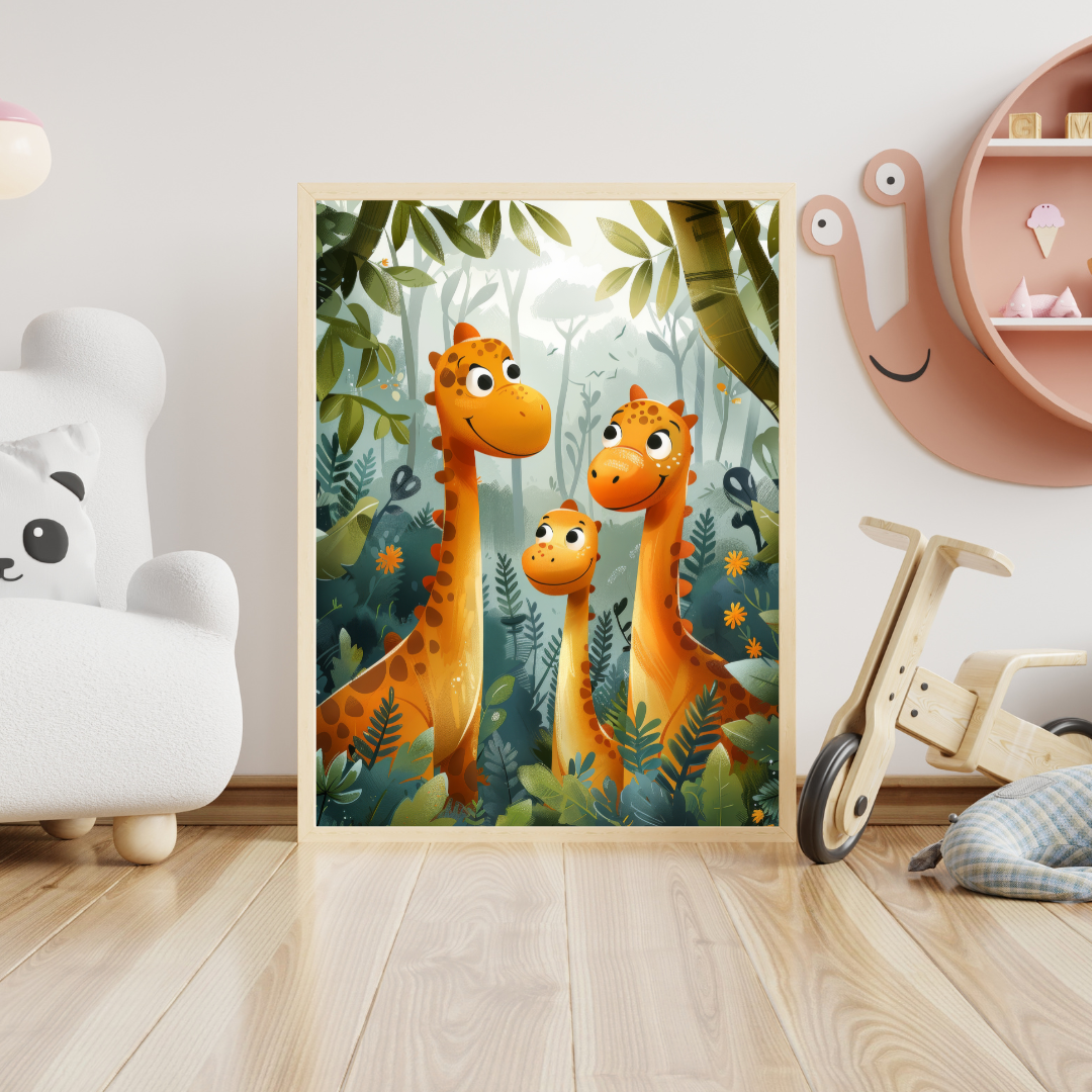 Dinosaur Plakat 8 - Børneplakat