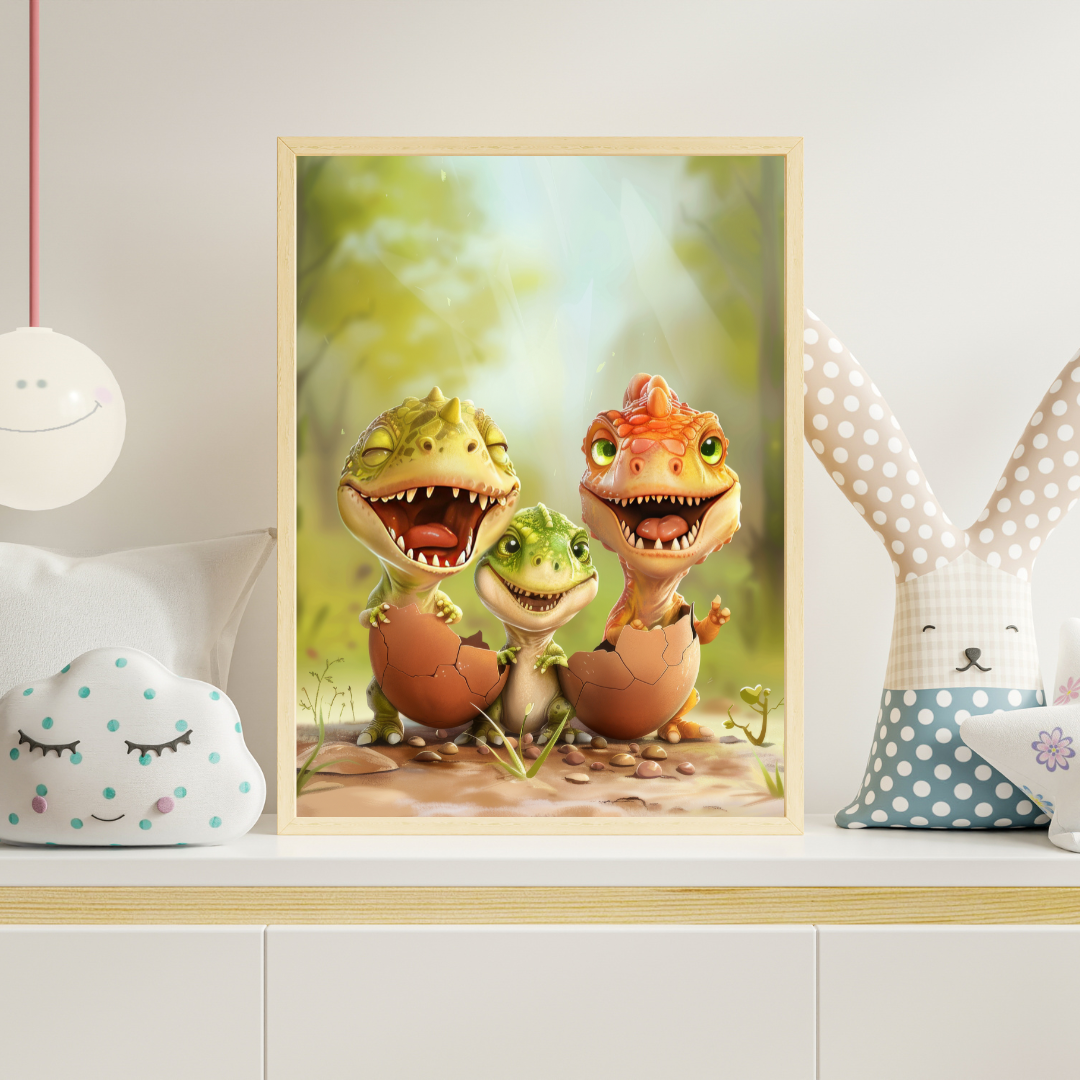 Dinosaur Plakat 9 - Børneplakat