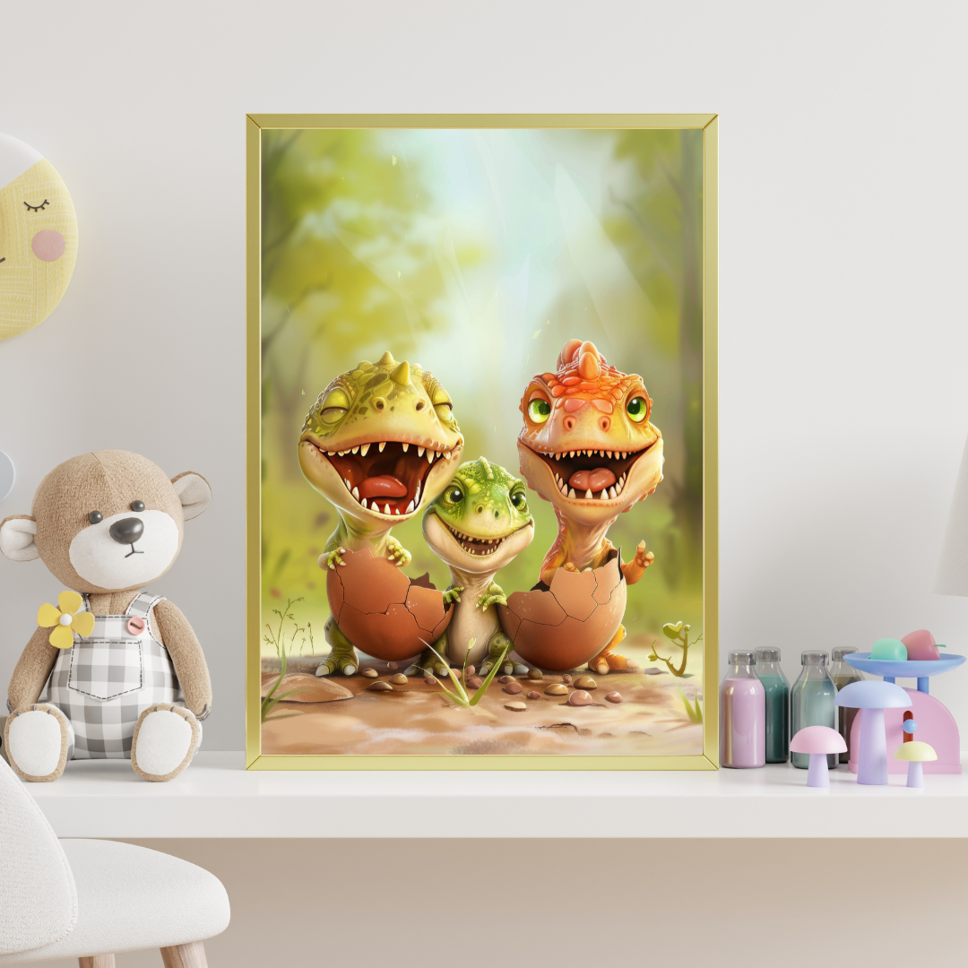 Dinosaur Plakat 9 - Børneplakat