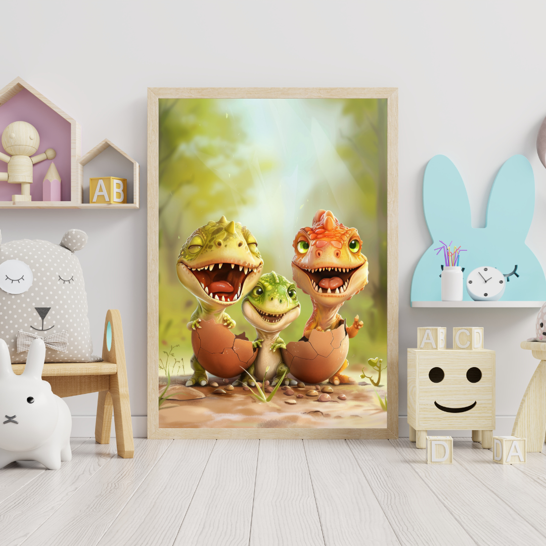 Dinosaur Plakat 9 - Børneplakat