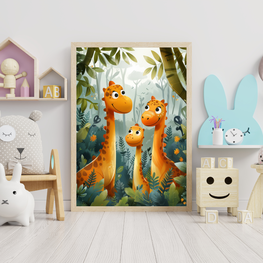 Dinosaur Plakat 8 - Børneplakat