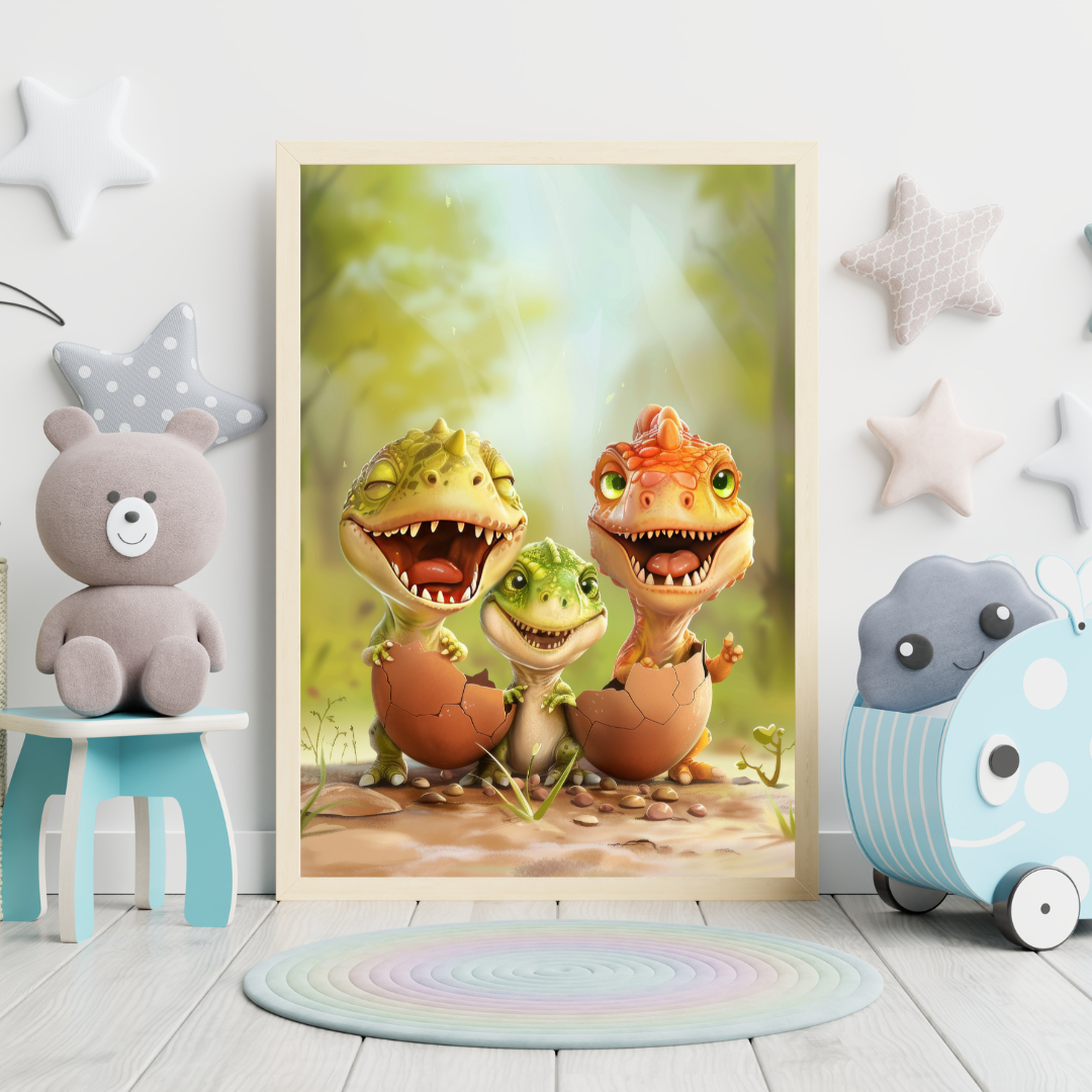 Dinosaur Plakat 9 - Børneplakat