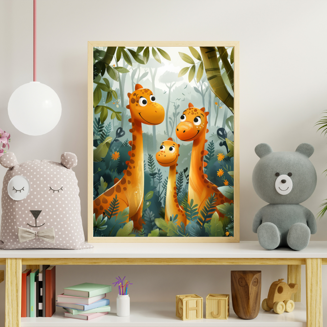 Dinosaur Plakat 8 - Børneplakat