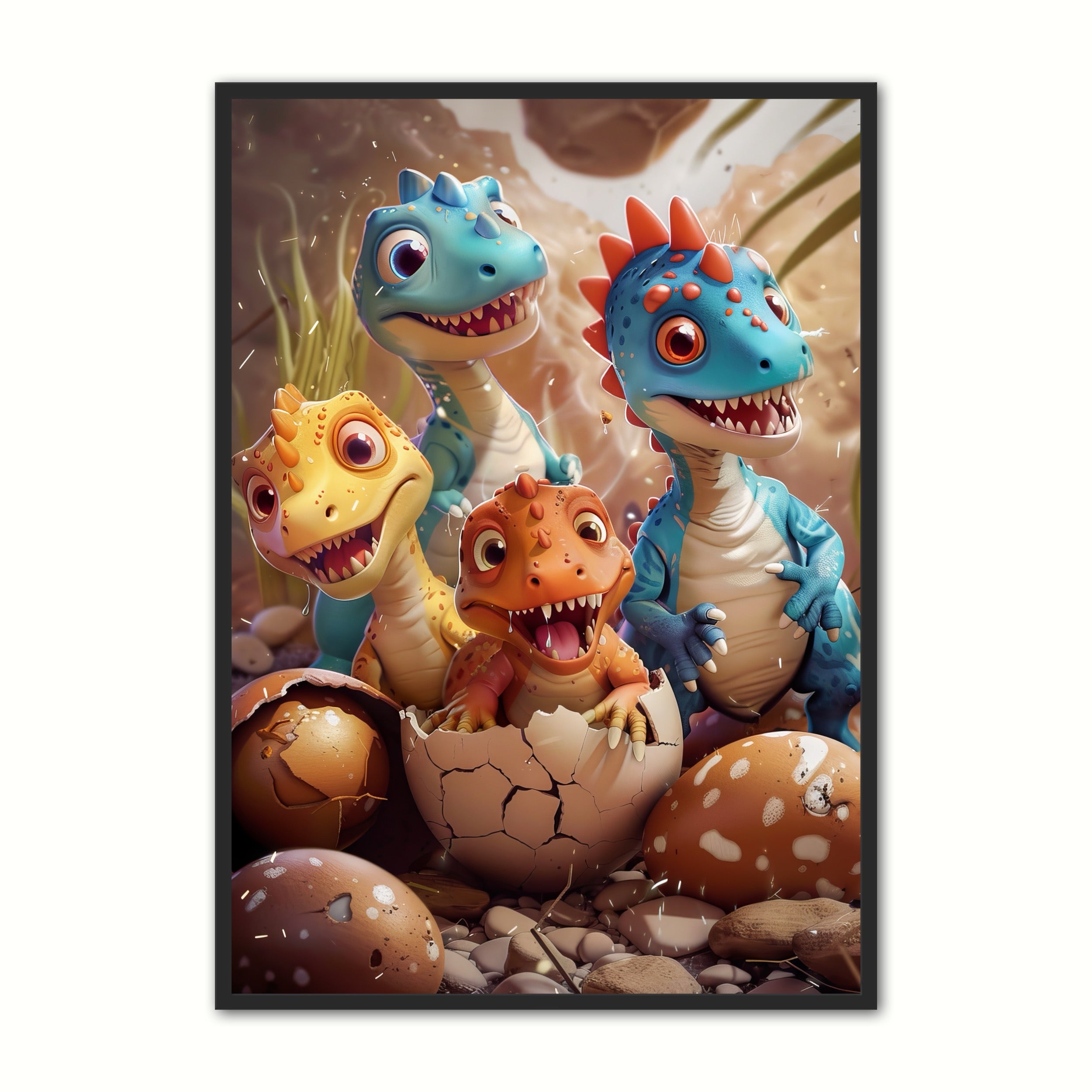 Dinosaur Plakat 10 - Børneplakat