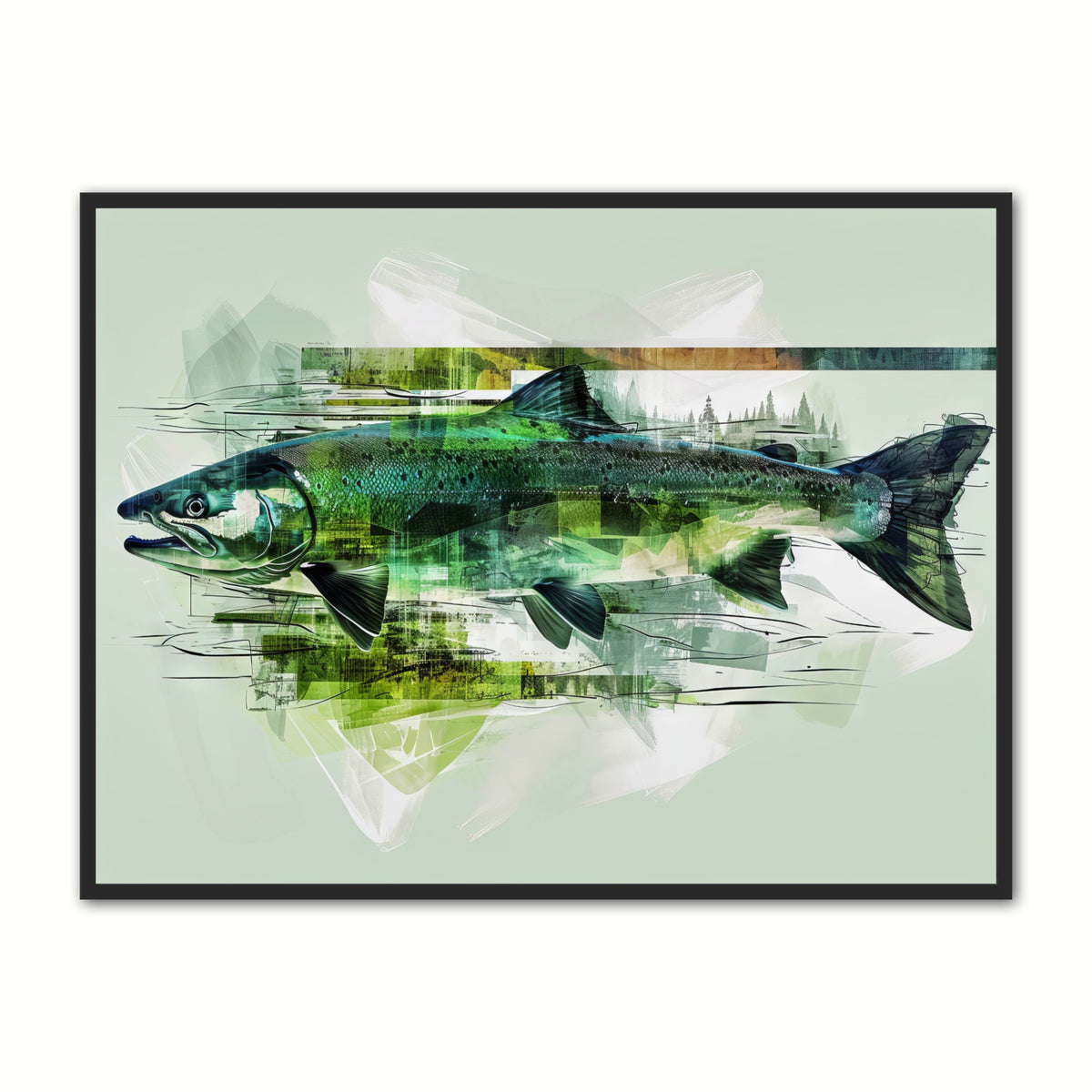 Fiske Plakat 1 - Laks