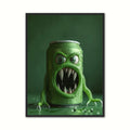 Grøn Monster På Dåse 2 - Gamer Plakat