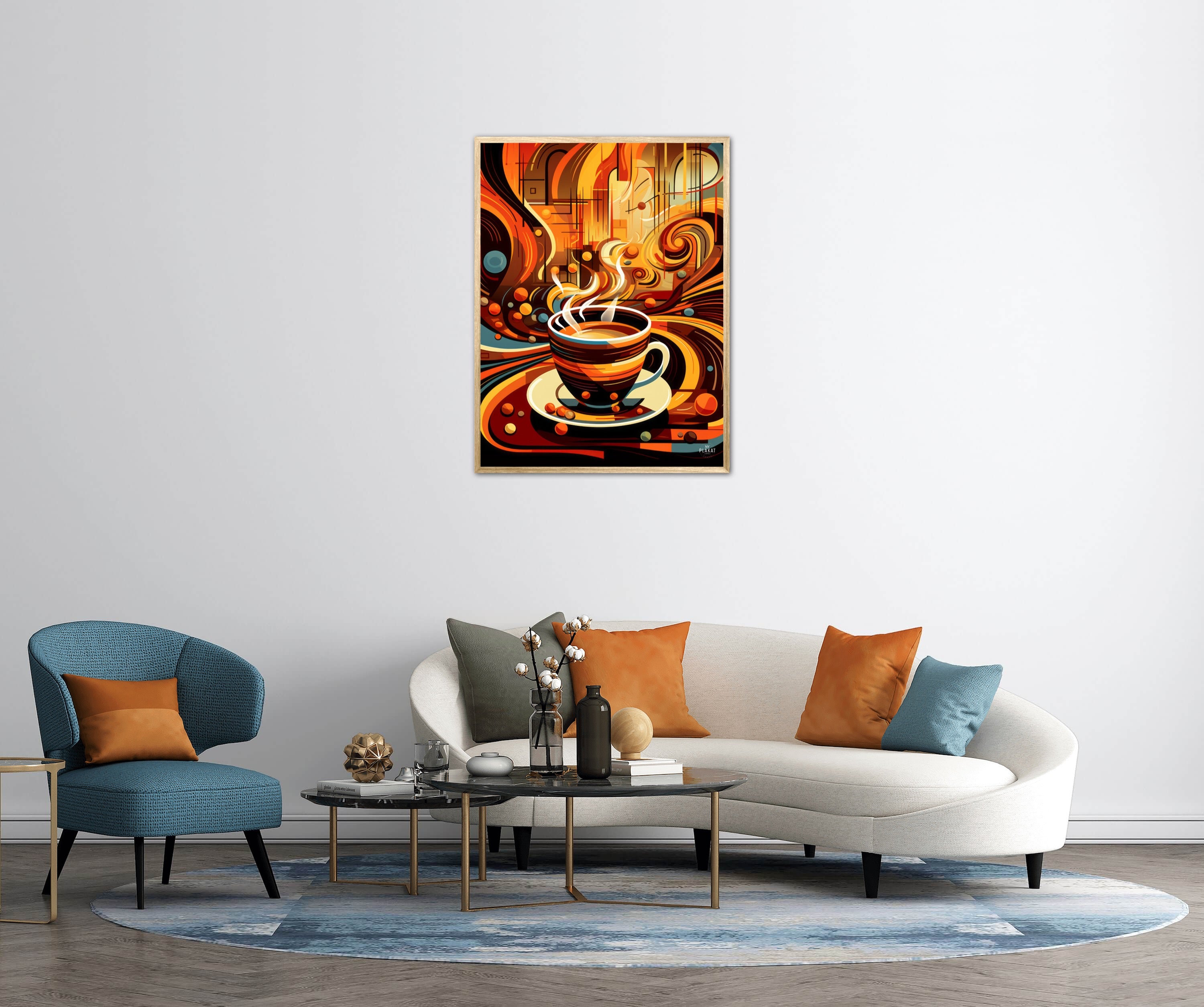 Kaffe Abstrakt - Plakat Nr. 9