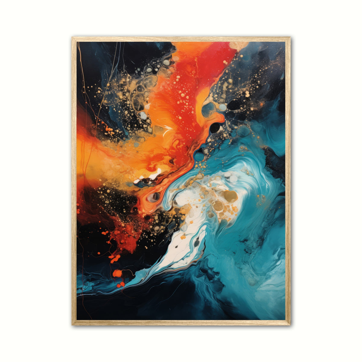 Dreamscape Melody - Abstrakt Plakat