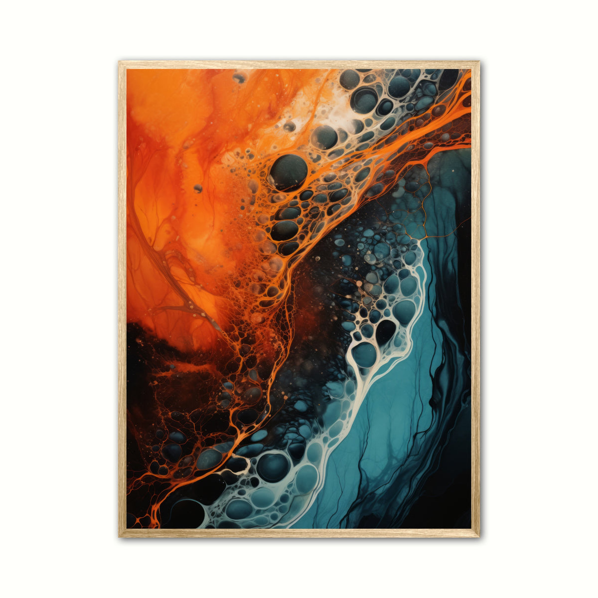 Chromatic Whispers - Abstrakt Plakat