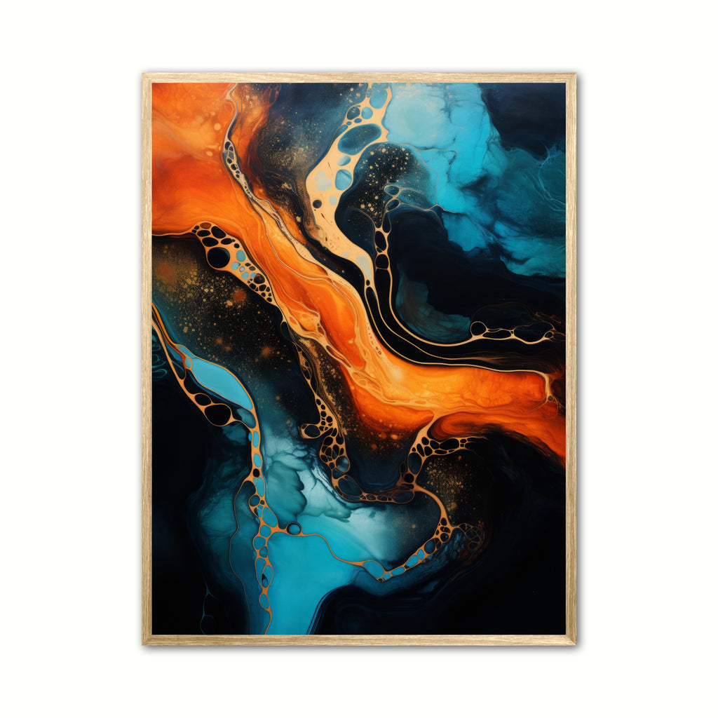 Harmonic Hues - Abstrakt Plakat