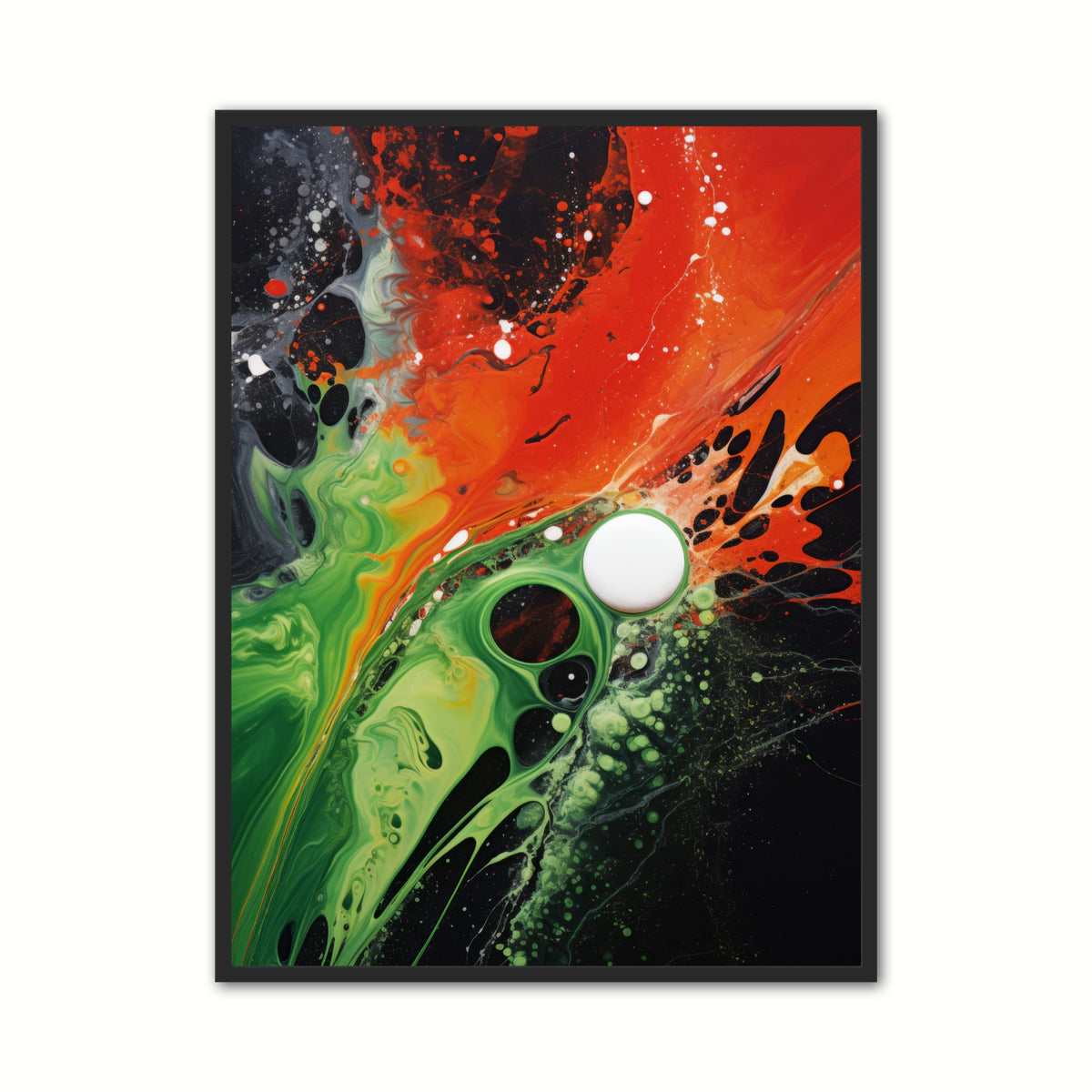 Chromatic Intrigue - Abstrakt Plakat
