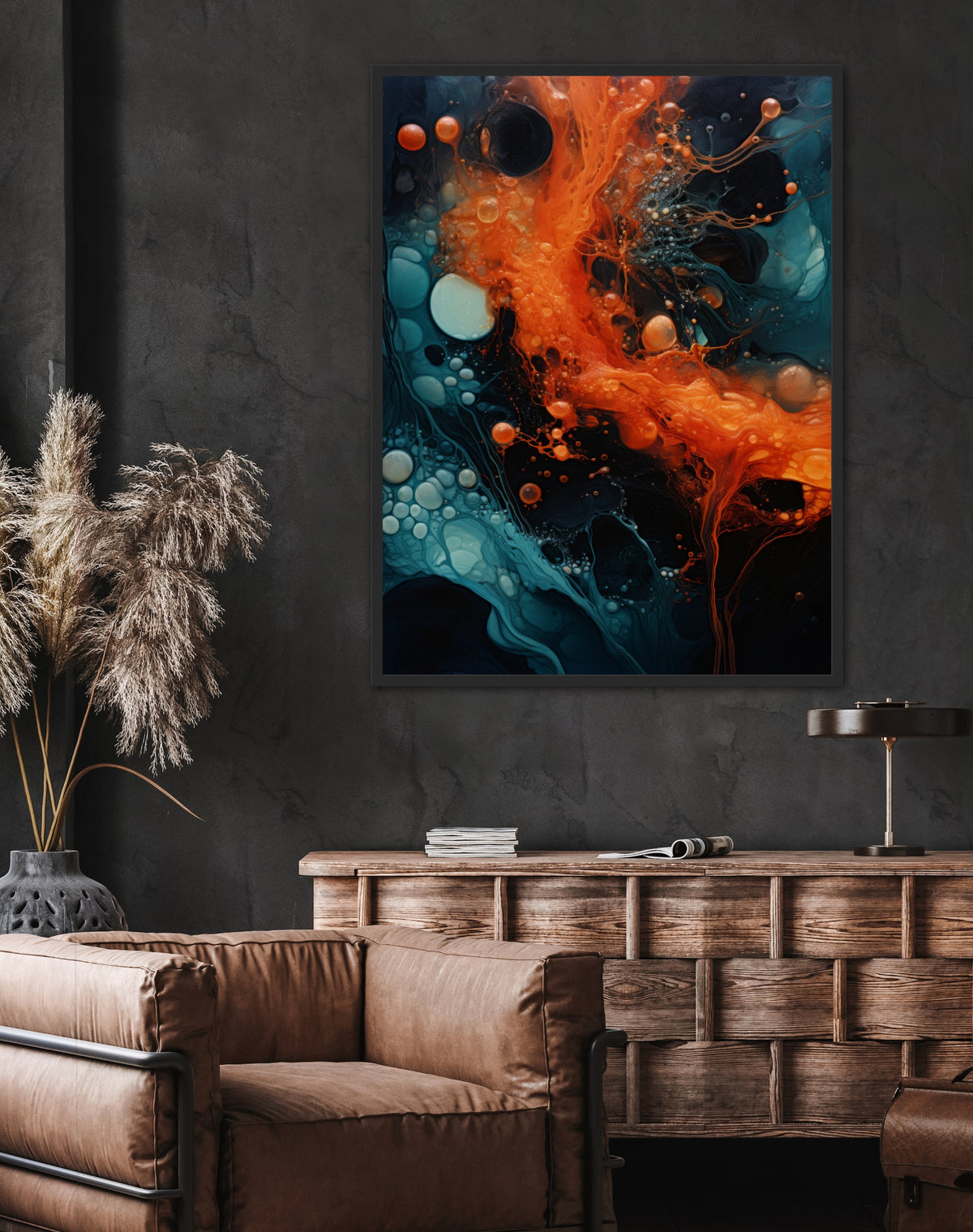 Mystical Mirage - Abstrakt Plakat
