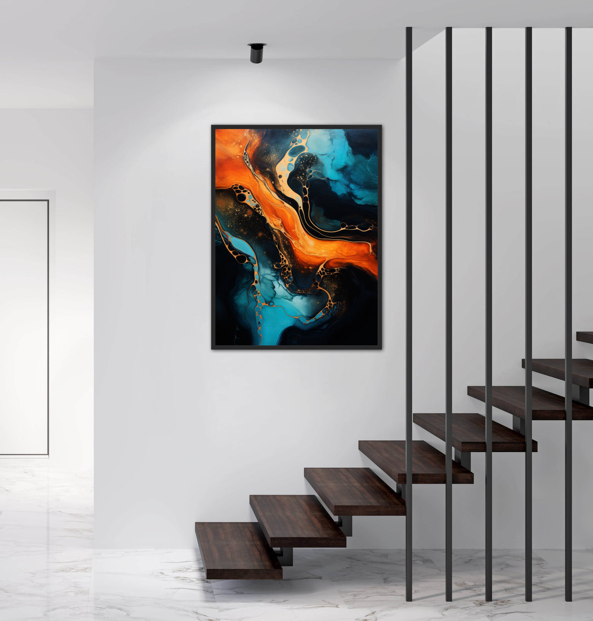 Harmonic Hues - Abstrakt Plakat