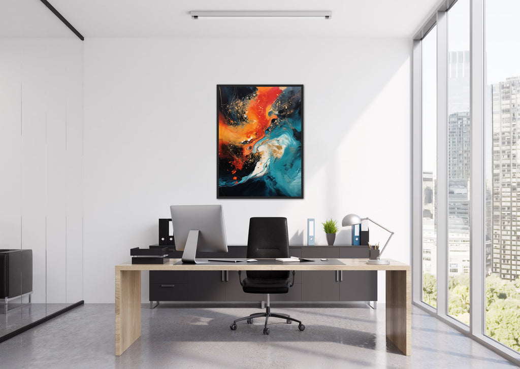 Dreamscape Melody - Abstrakt Plakat