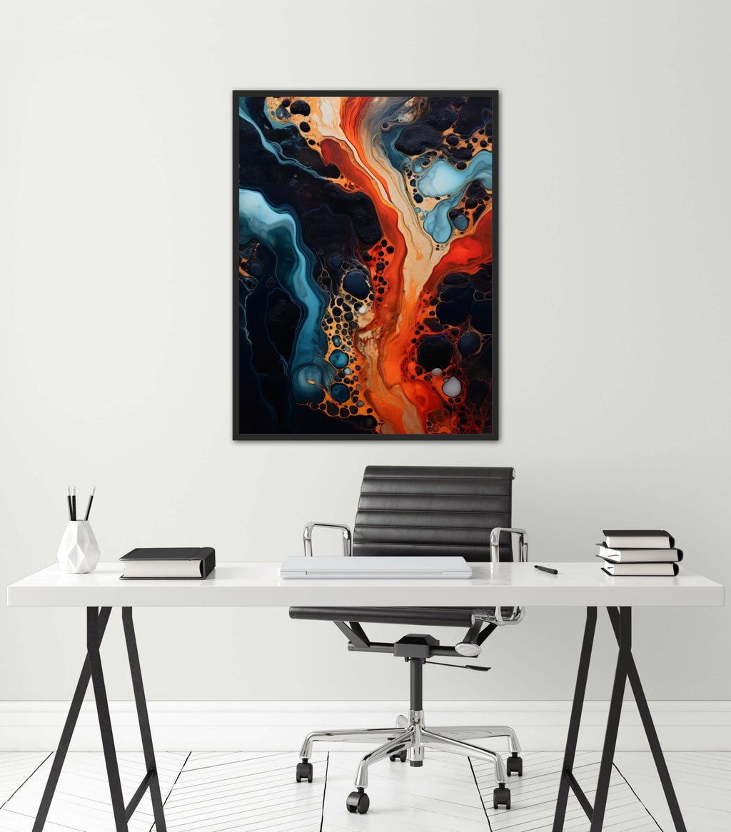 Luminous Depths - Abstrakt Plakat