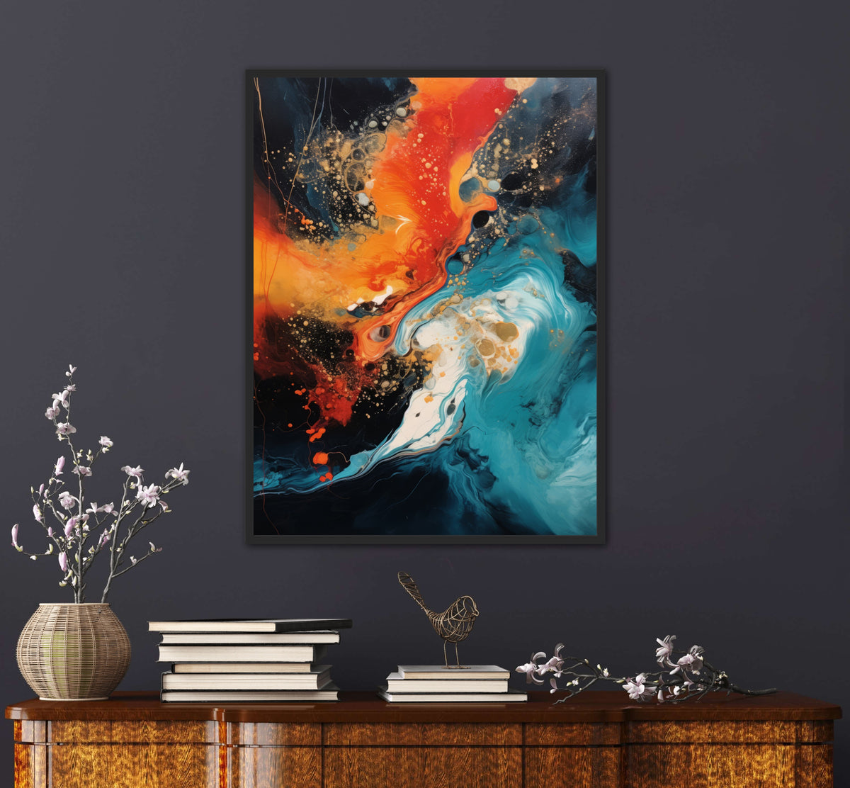 Dreamscape Melody - Abstrakt Plakat