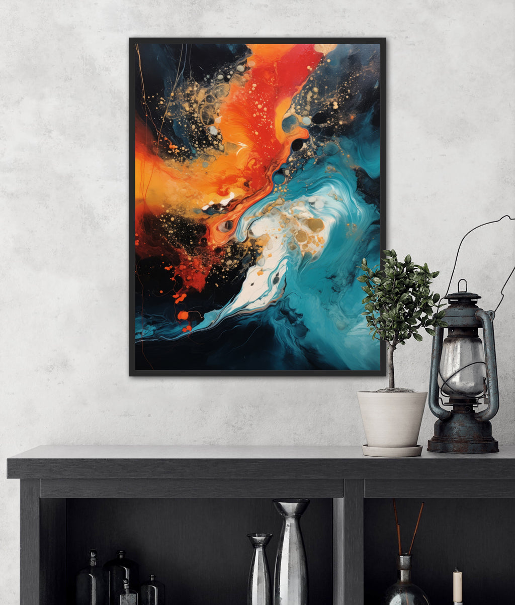Dreamscape Melody - Abstrakt Plakat