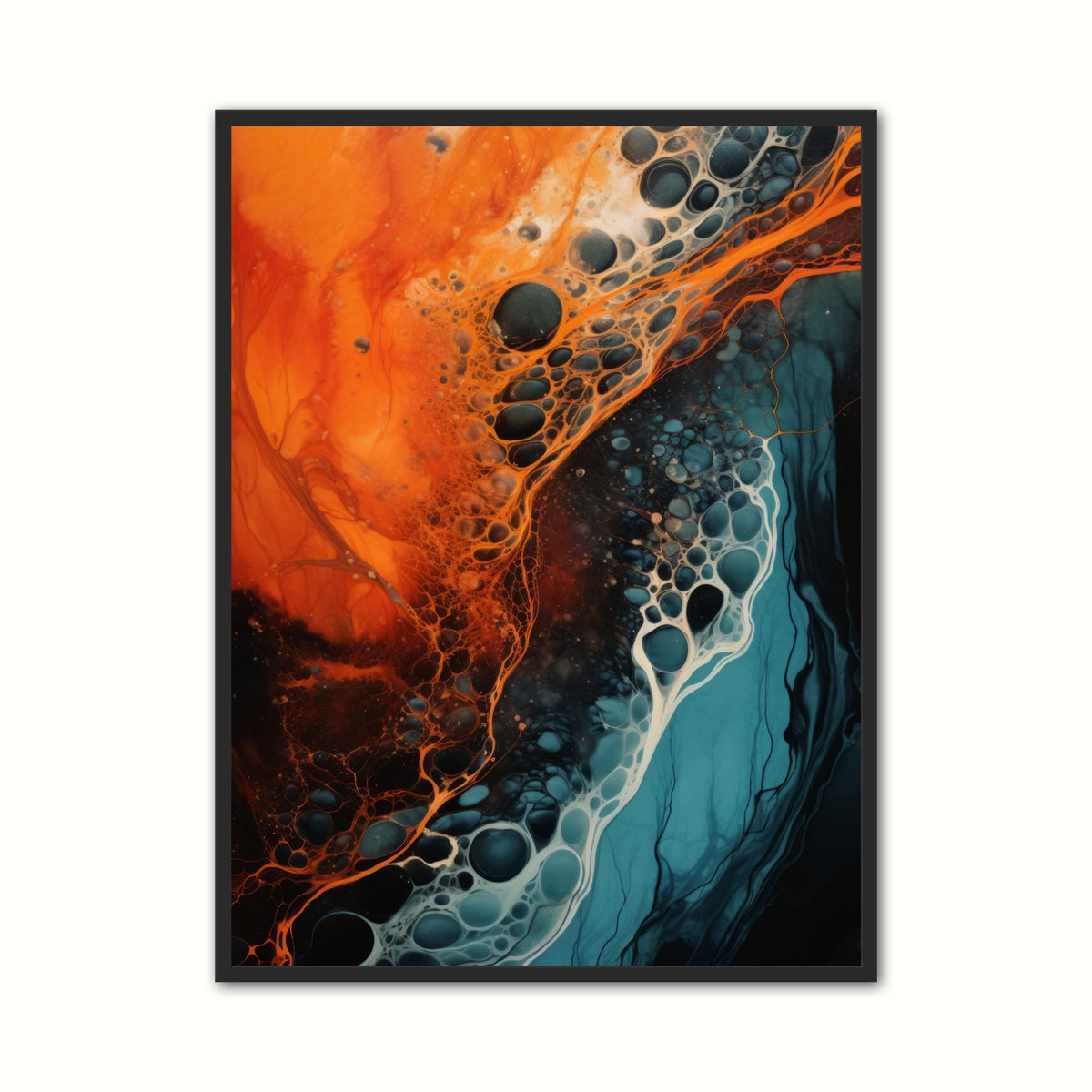 Chromatic Whispers - Abstrakt Plakat