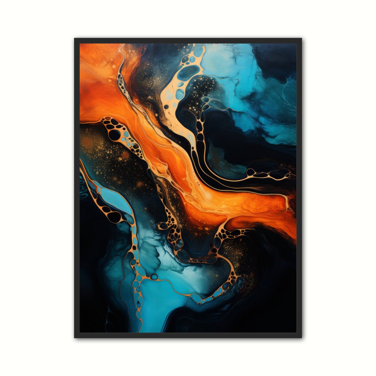 Harmonic Hues - Abstrakt Plakat