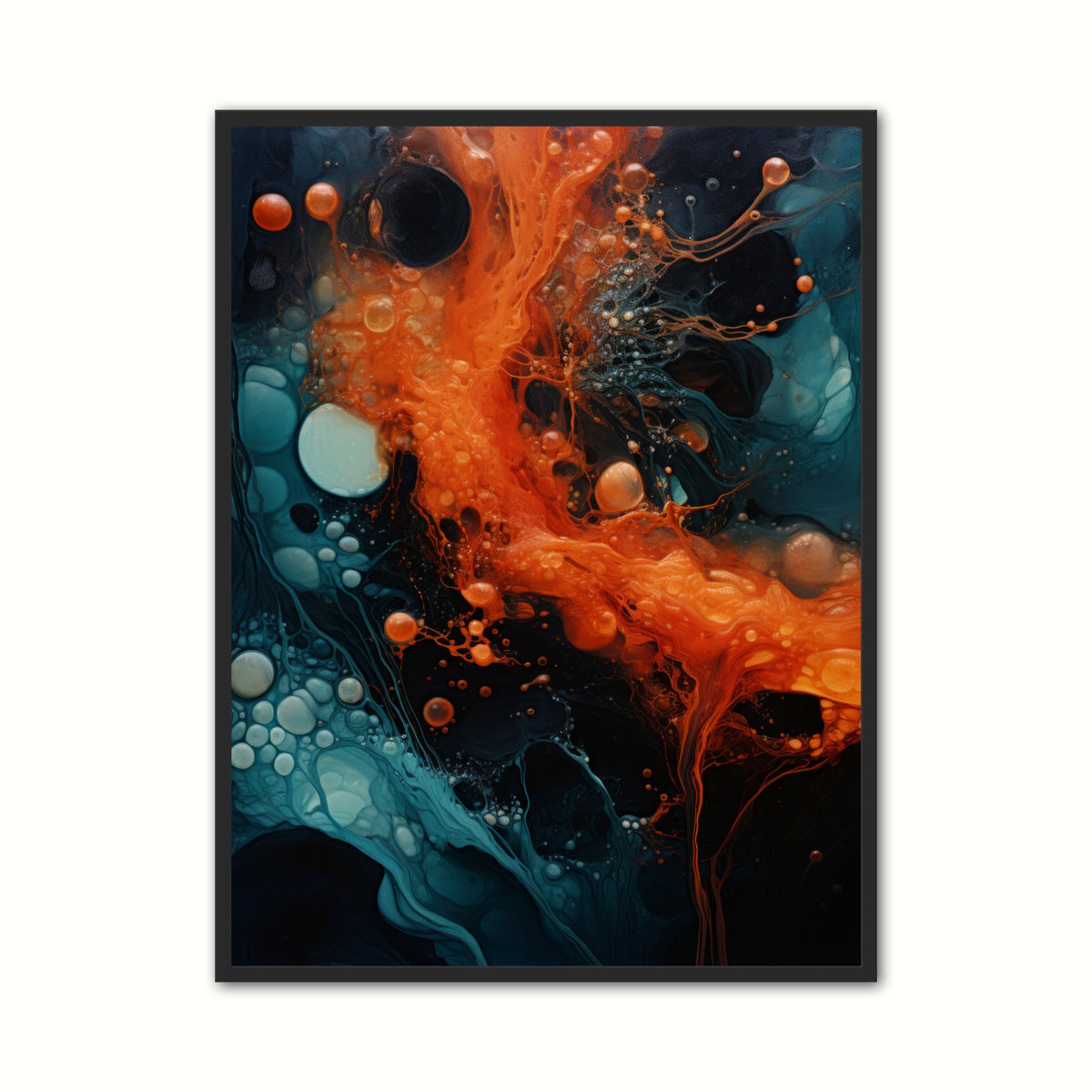 Mystical Mirage - Abstrakt Plakat
