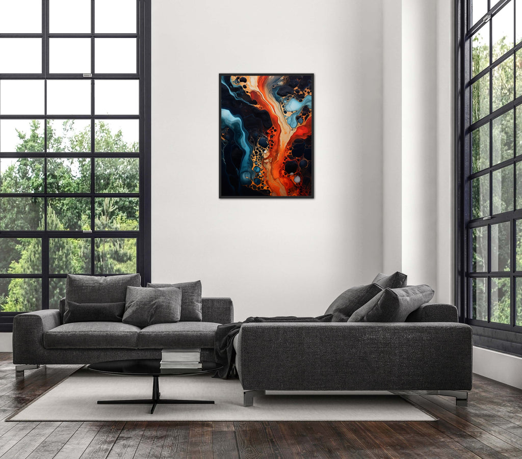 Luminous Depths - Abstrakt Plakat