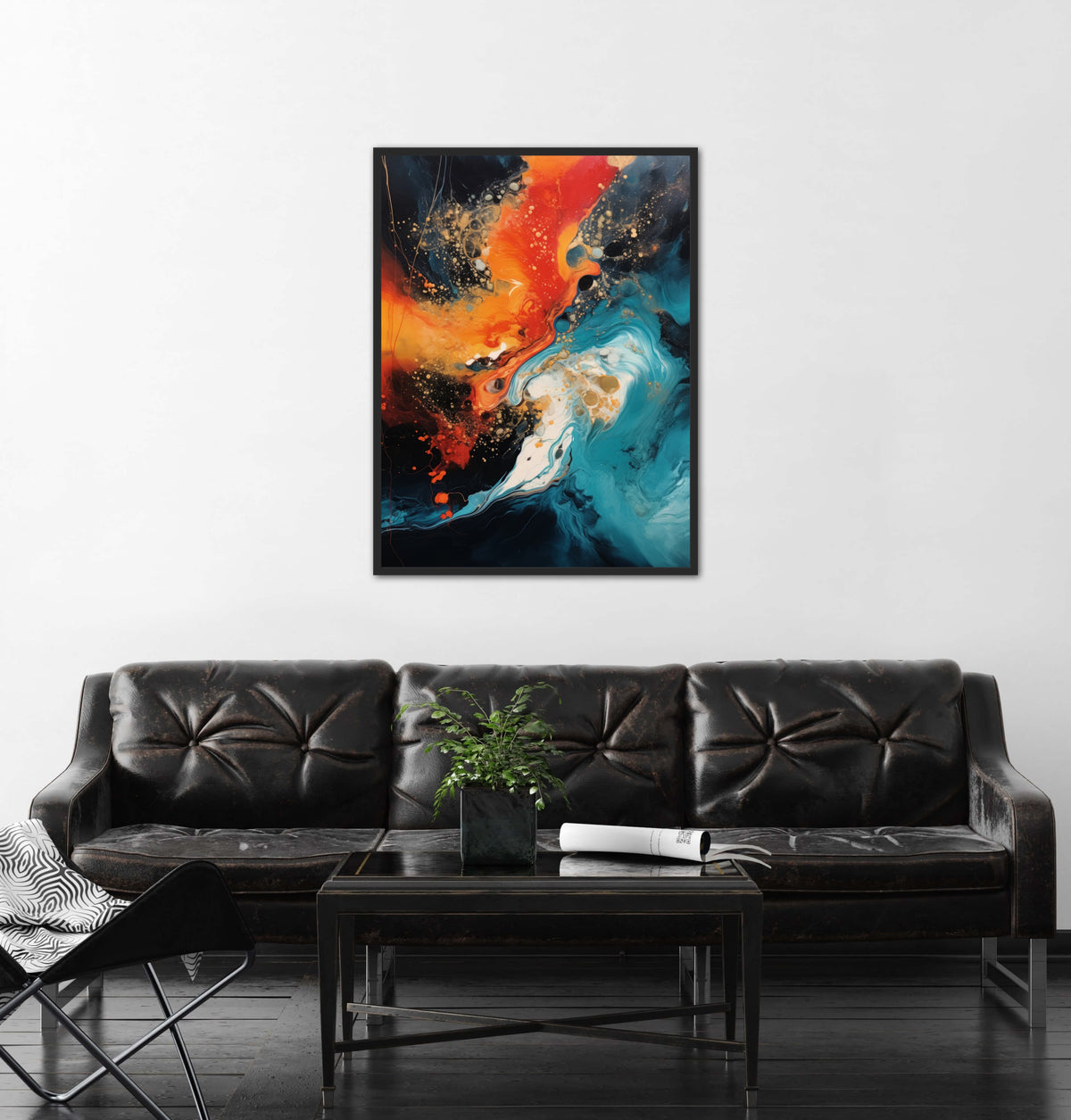 Dreamscape Melody - Abstrakt Plakat