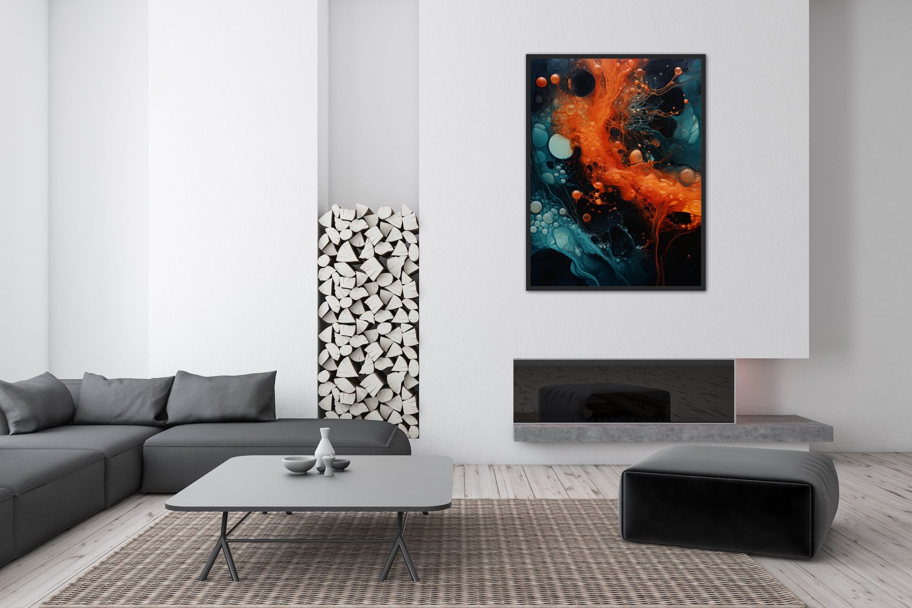 Mystical Mirage - Abstrakt Plakat