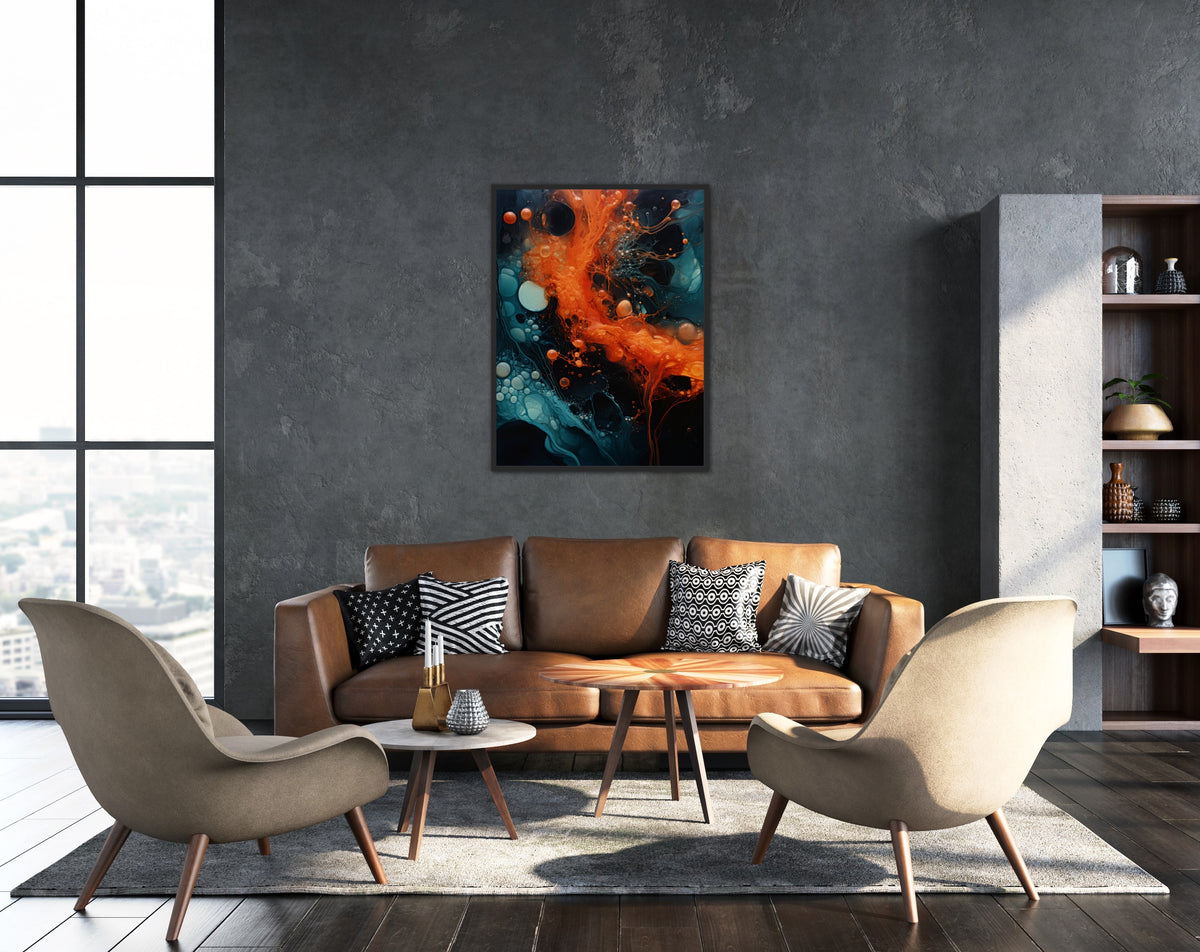 Mystical Mirage - Abstrakt Plakat