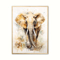 Elefant Plakat 3 - Vandfarve Effekt