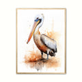 Pelikan Plakat 2 - Vandfarve Effekt