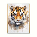 Tiger Plakat 11 - Vandfarve Effekt