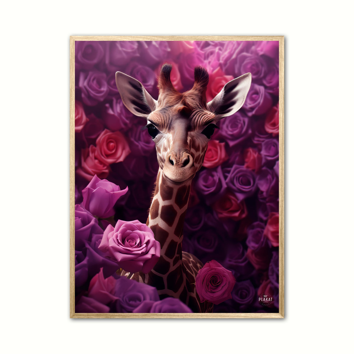 Giraffens Lilla Rosesymfoni - Giraf Plakat 24
