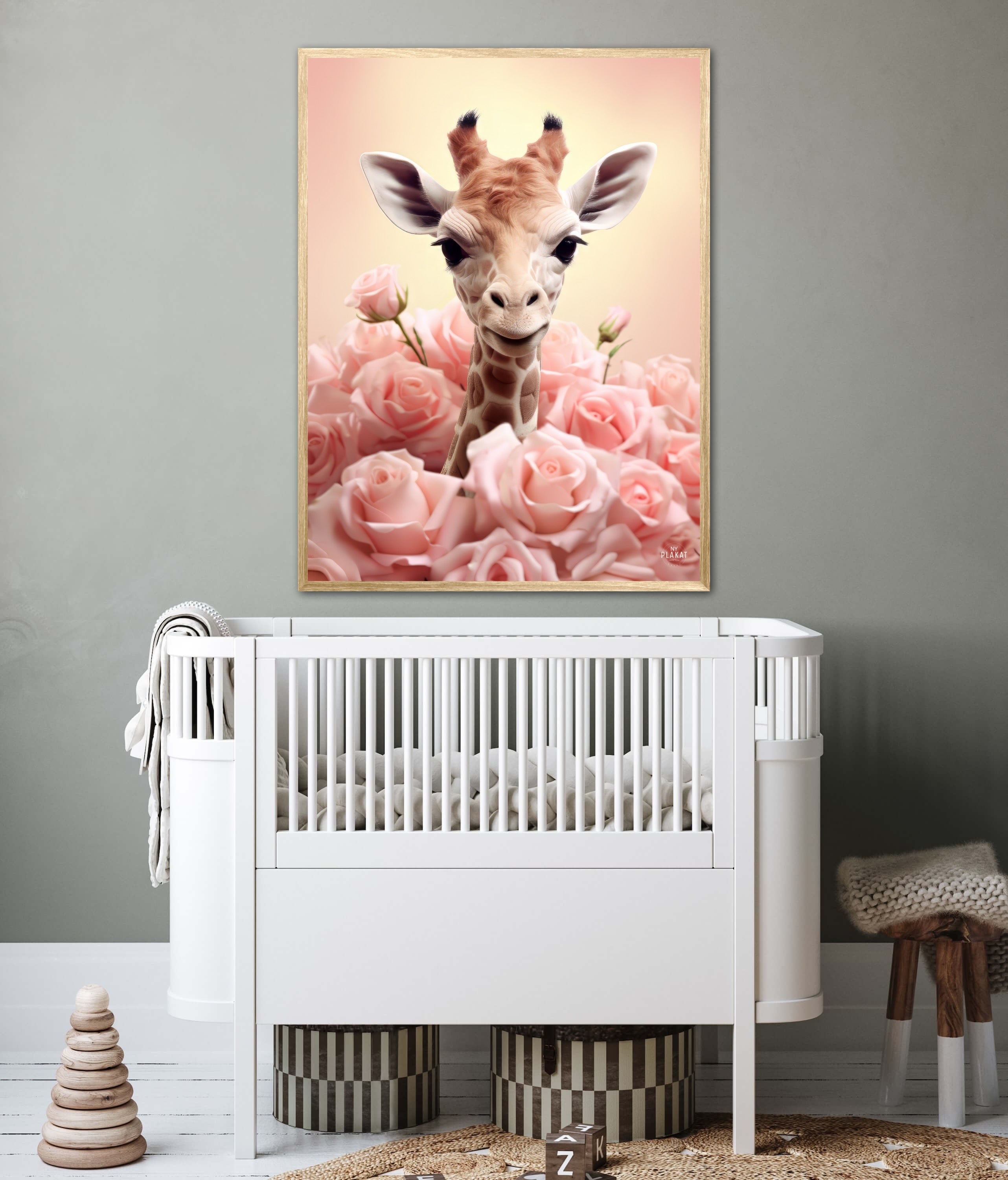 Giraffens Pinkfulde Eventyr - Giraf Plakat 32