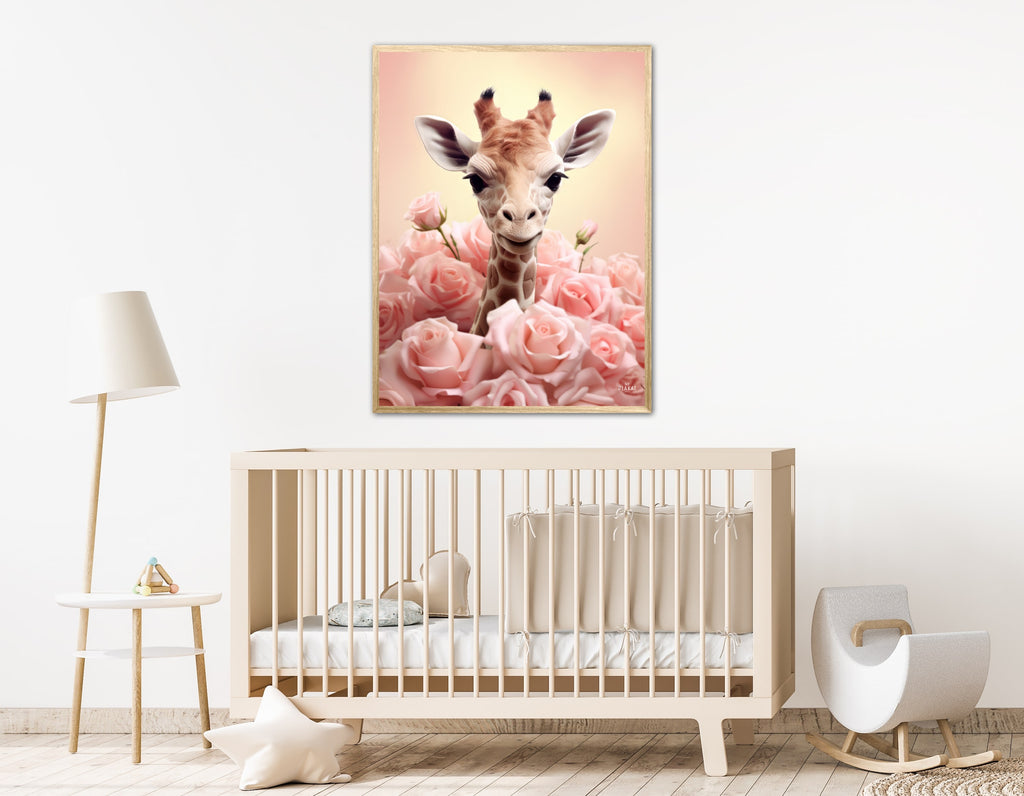Giraffens Pinkfulde Eventyr - Giraf Plakat 32