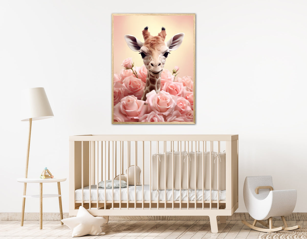 Giraffens Pinkfulde Eventyr - Giraf Plakat 32