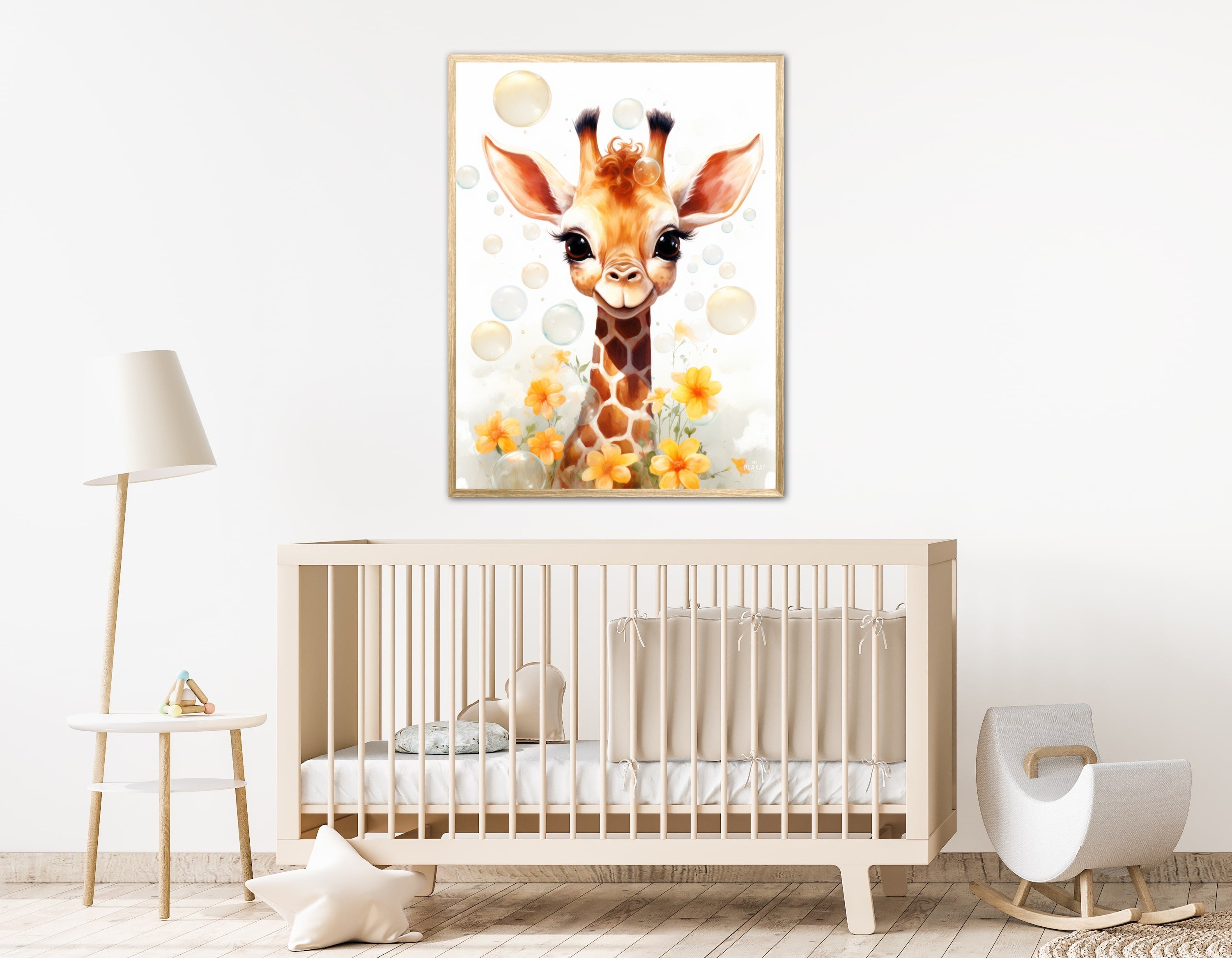 Giraffens Bobleleg - Giraf Plakat 14