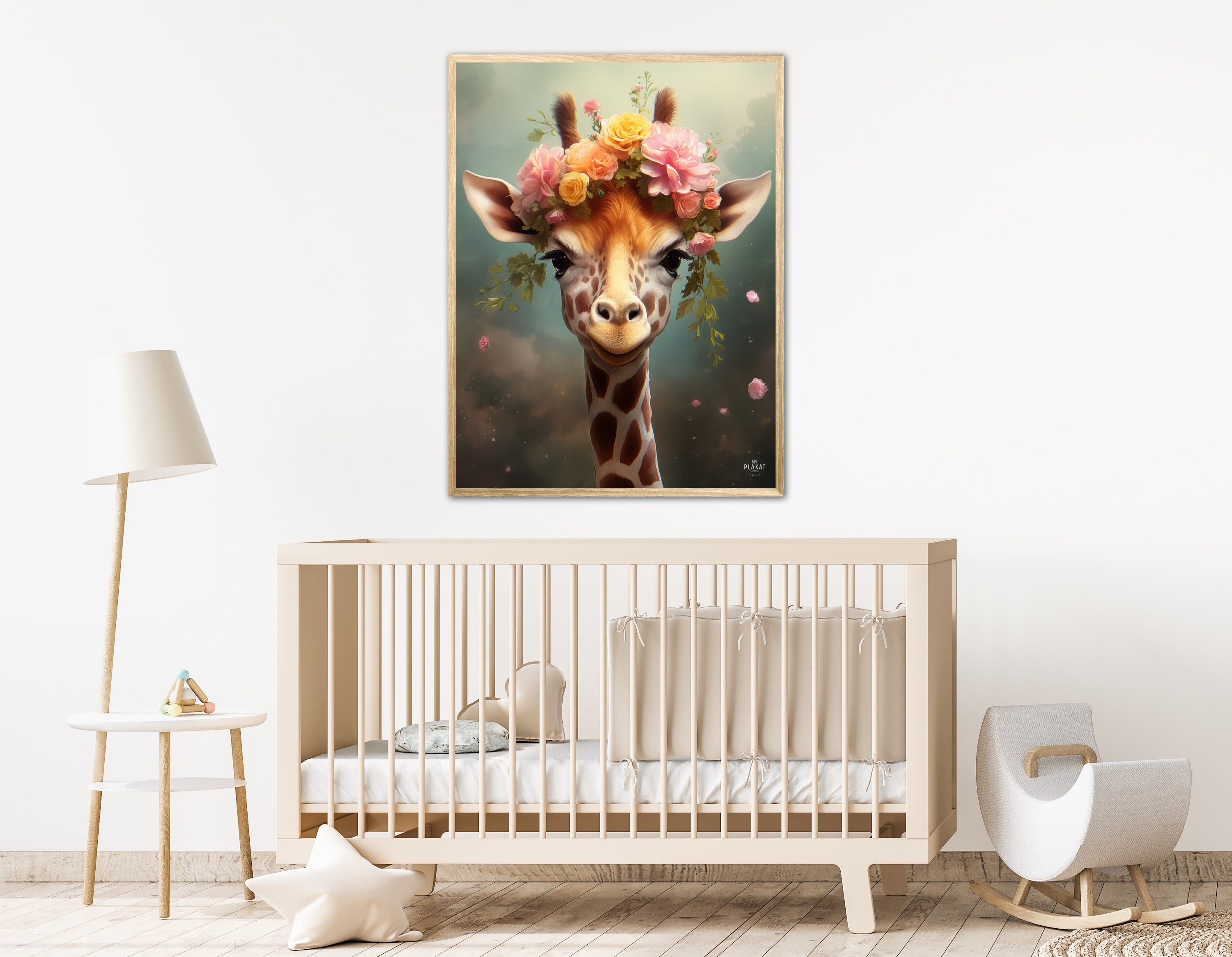 Giraffens Eventyr i Blomsterland - Giraf Plakat 8