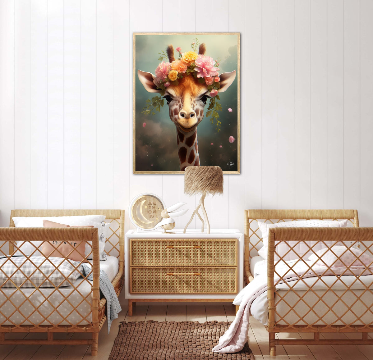 Giraffens Eventyr i Blomsterland - Giraf Plakat 8