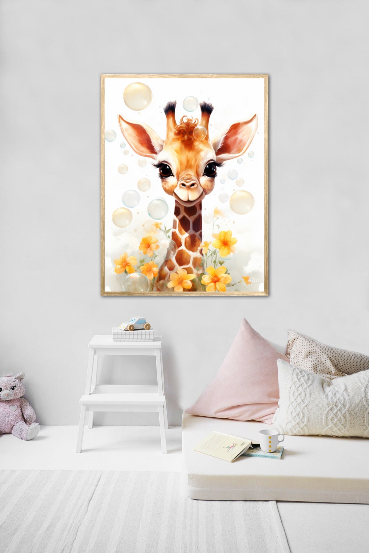 Giraffens Bobleleg - Giraf Plakat 14