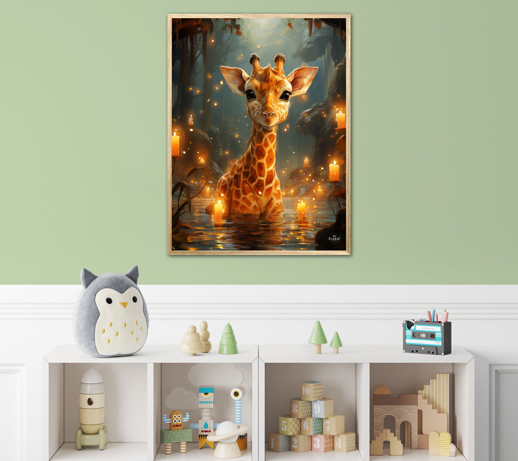 Giraffens Magiske Verden - Giraf Plakat 20