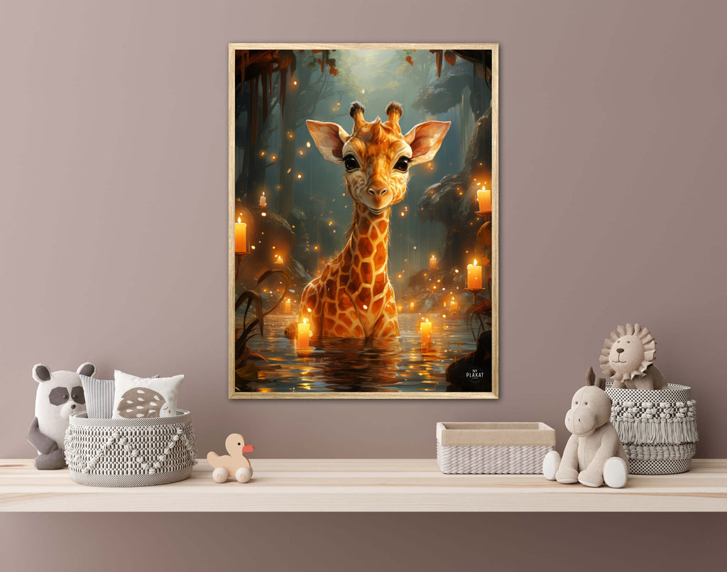 Giraffens Magiske Verden - Giraf Plakat 20