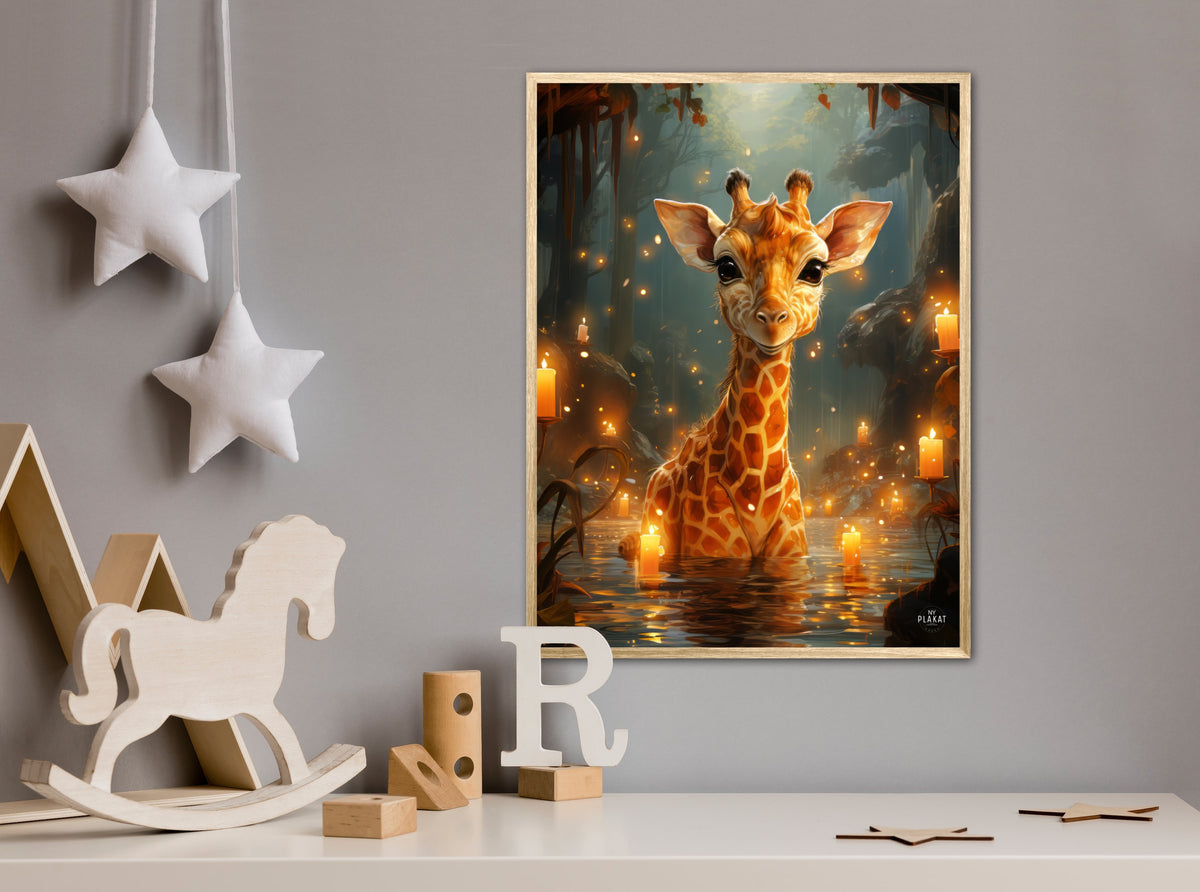 Giraffens Magiske Verden - Giraf Plakat 20