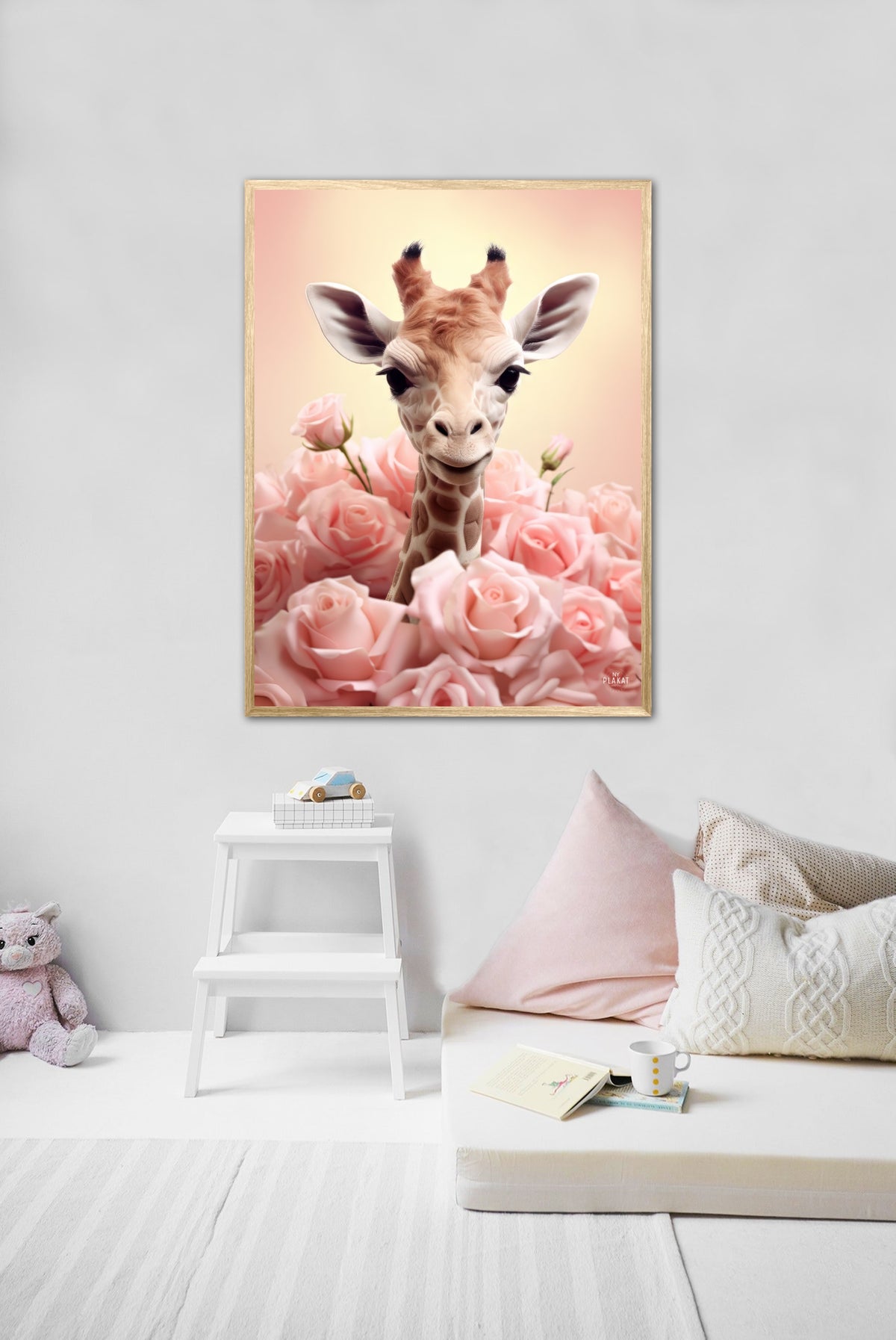 Giraffens Pinkfulde Eventyr - Giraf Plakat 32