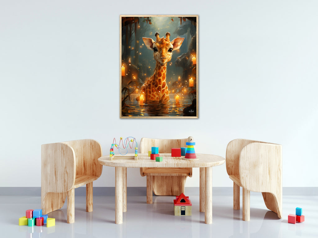 Giraffens Magiske Verden - Giraf Plakat 20
