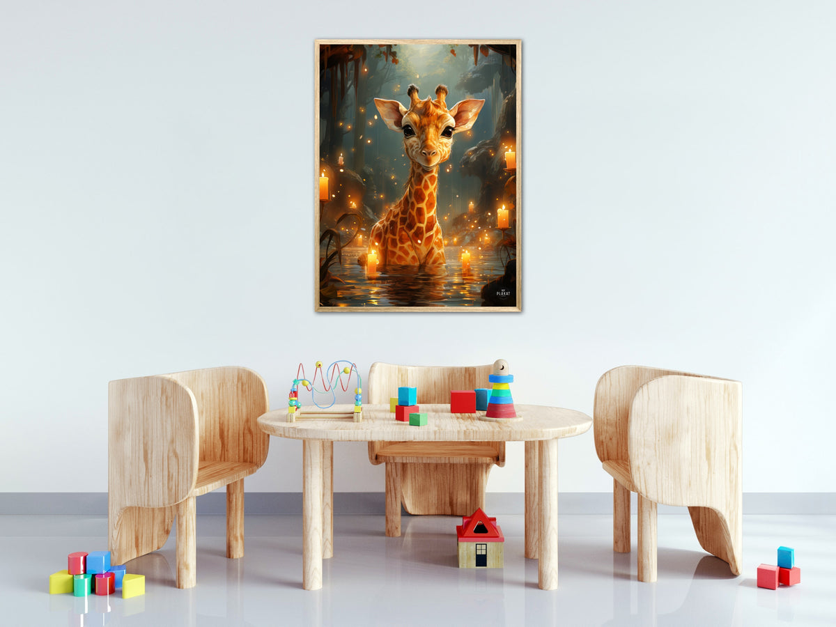 Giraffens Magiske Verden - Giraf Plakat 20