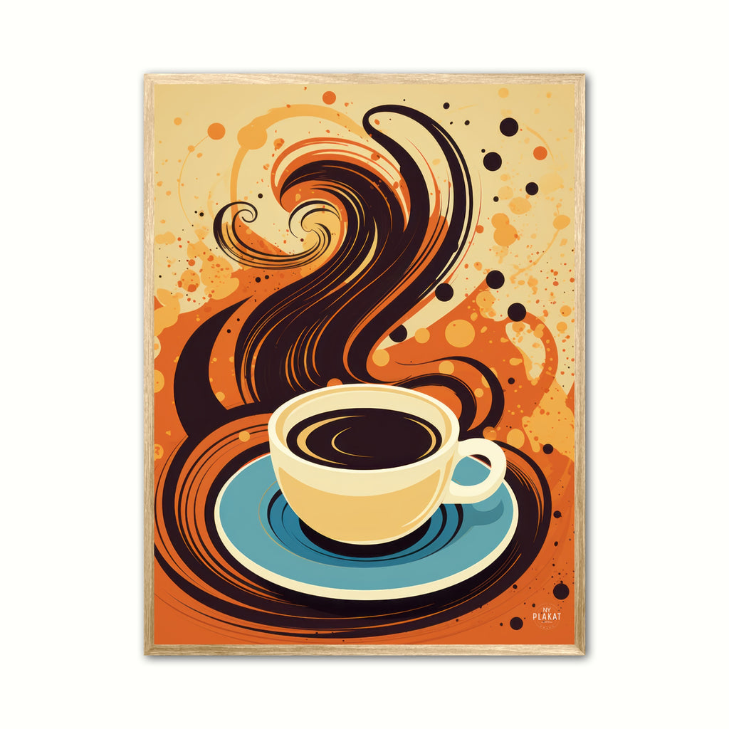 Kaffe Abstrakt - Plakat Nr. 8