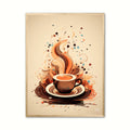 Kaffe Abstrakt - Plakat Nr. 10