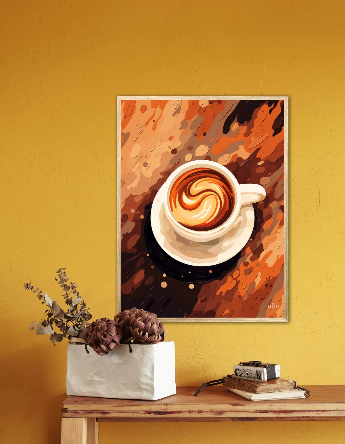 Kaffe Abstrakt - Plakat Nr. 1