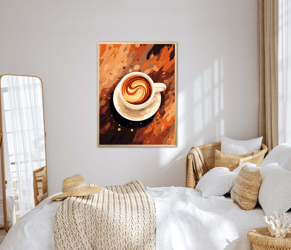 Kaffe Abstrakt - Plakat Nr. 1