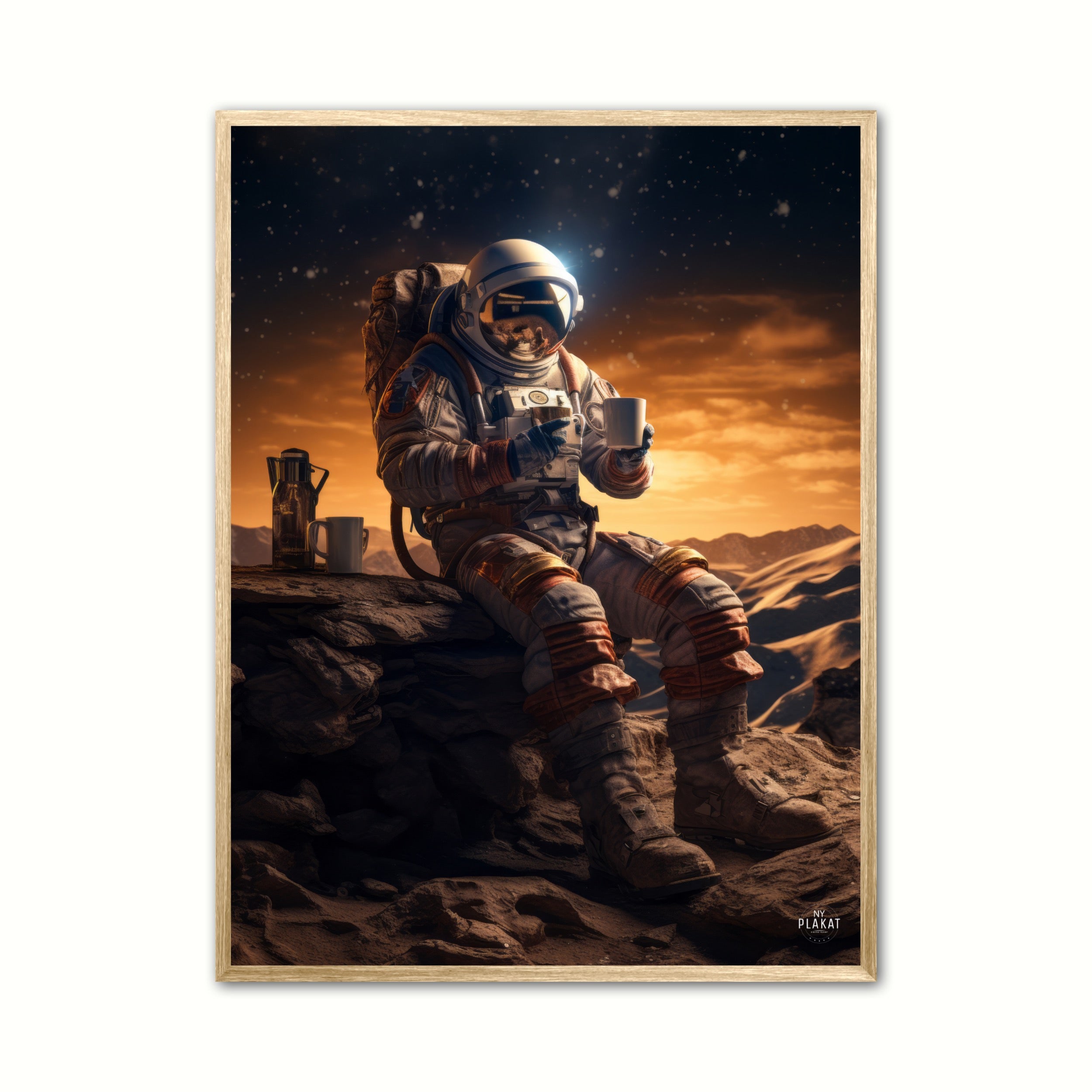 Astronaut med kaffe Nr. 3